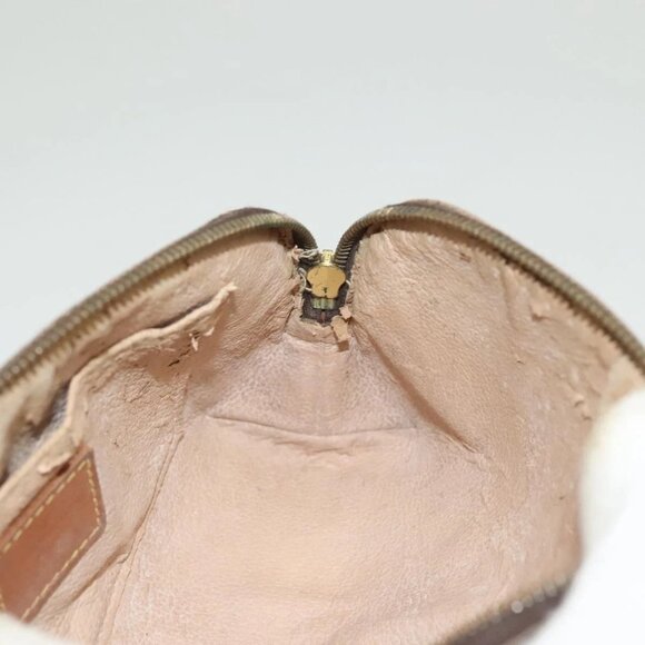 LOUIS VUITTON Monogram Pochette Cosmetic PM Cosmetic Pouch M47515 LV Auth 128419 - Picture 12 of 16